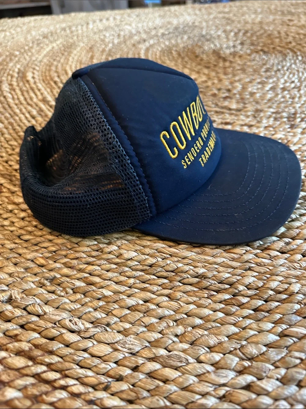 Sendero Provisions Co. Navy 'Cowboy Hat' Trucker Cap